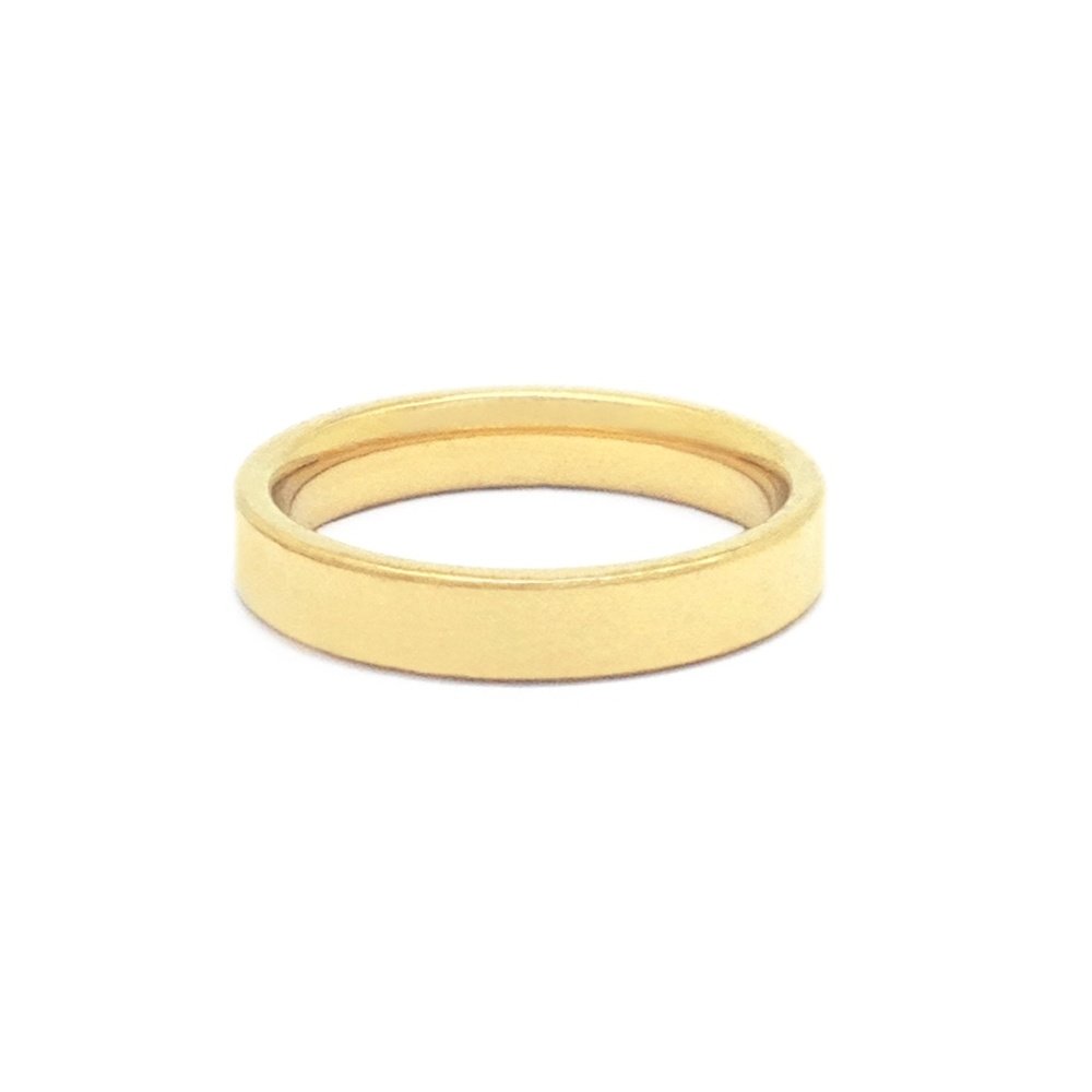 Ring Band Stainless Steel Thin Gold